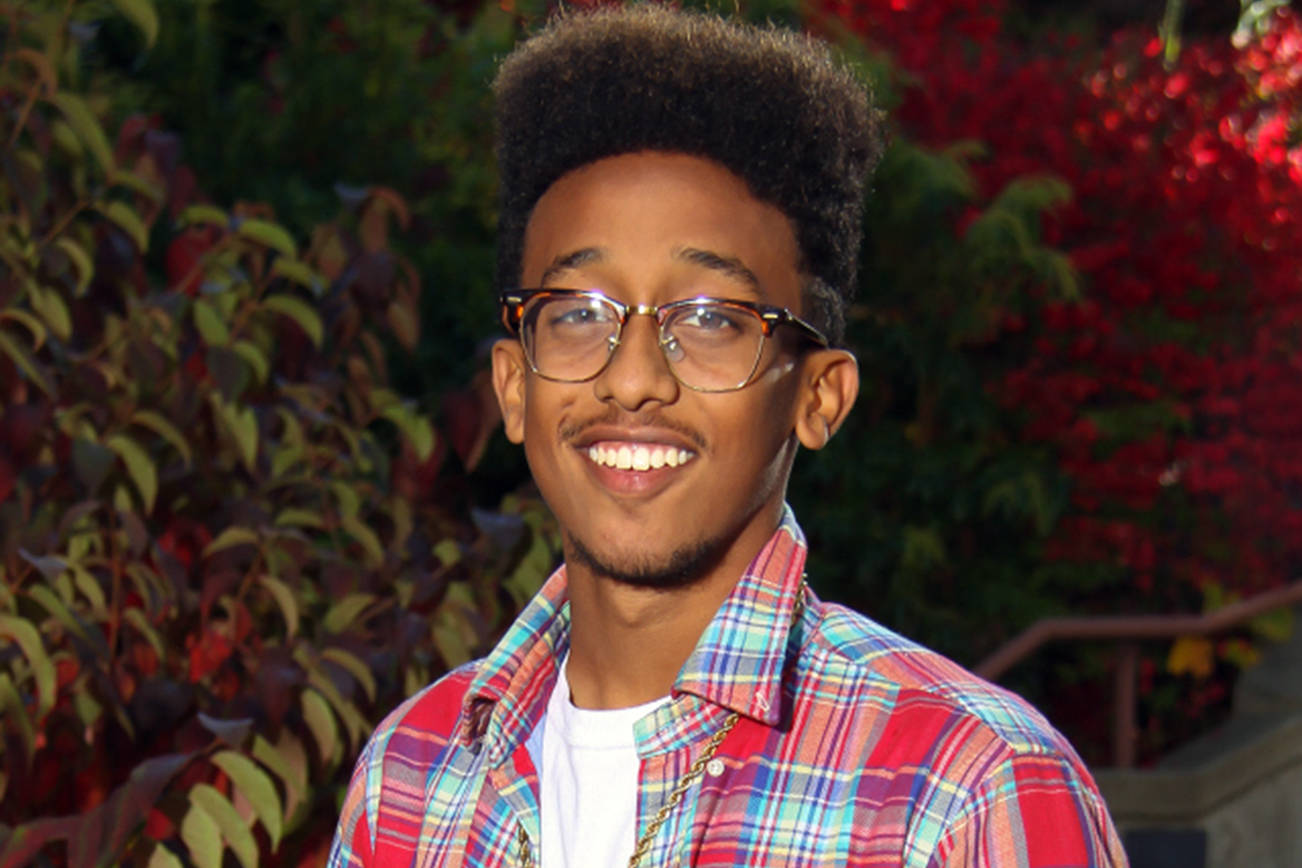 Natnael Abraham, Mountlake Terrace High School staff’s choice for student graduation speech