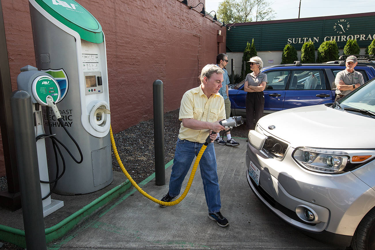 Electric car myths zapped in EveretttoSpokane road trip
