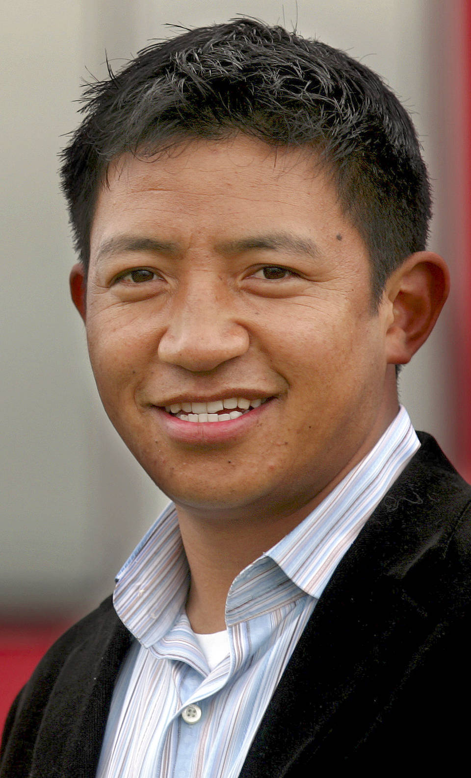 Lobsang Dargey, shortly after he bought the Everett Public Market building at the corner of Grand Ave and Claifornia Street, 2006.                                (Herald file photo)