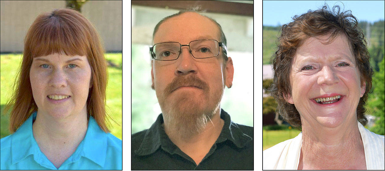 Candidates for Sultan School District Director 5 are (from left) Angie King, Christopher Hamburg Sr. and Kate Roesler.