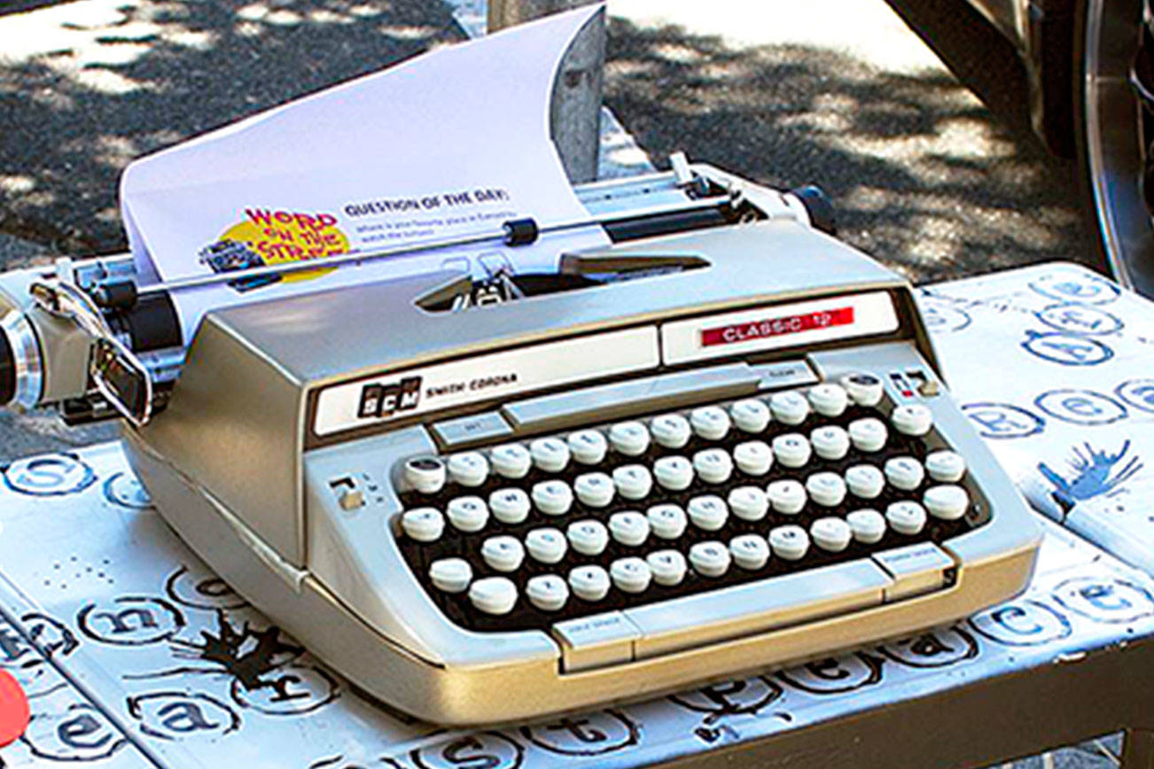 Word on the Street Vintage typewriters are back in Everett