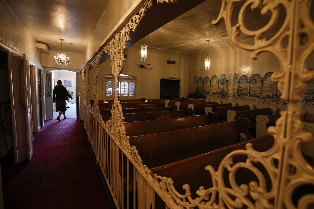 Established in 1940, Everett’s Solie Funeral Home & Crematory offers a mix of traditional and contemporary style. (Ian Terry / The Herald)
