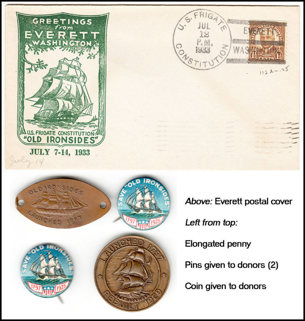 Restoration and tour souvenirs. (Courtesy of Bob Mayer collection)
