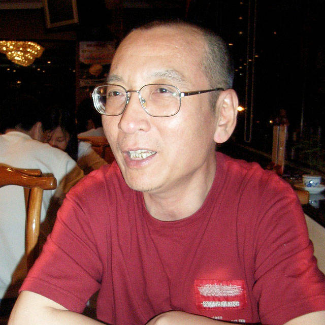 Chinese dissident Liu Xiaobo in 2005. (AP Photo/Kyodo News, File)