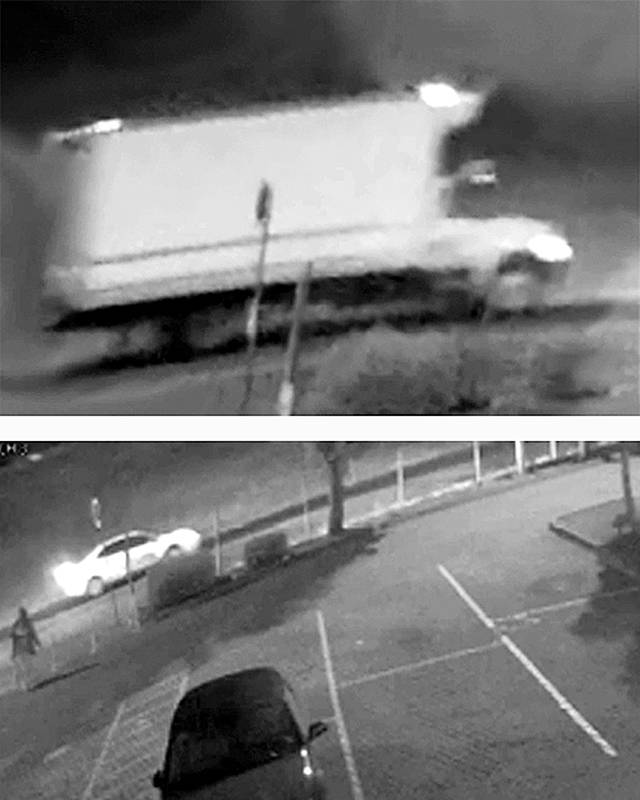 Marysville police released surveillance images Friday from a fatal hit-and-run crash July 6. The driver has not been apprehended. (Marysville Police Department)