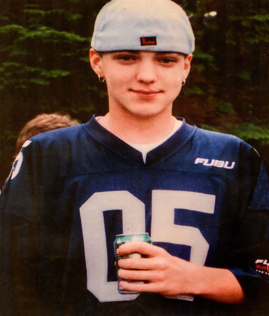 This photo of Shane Lynch at age 13 was taken July 3, 1999, the day he suffered a devastating head injury when he was struck by a mortar shell-type firework. He died 13 days later without regaining consciousness. His mother, Glenda Lynch of Lake Stevens, shares his story in hopes of preventing similar tragedies. (Courtesy Glenda Lynch)
