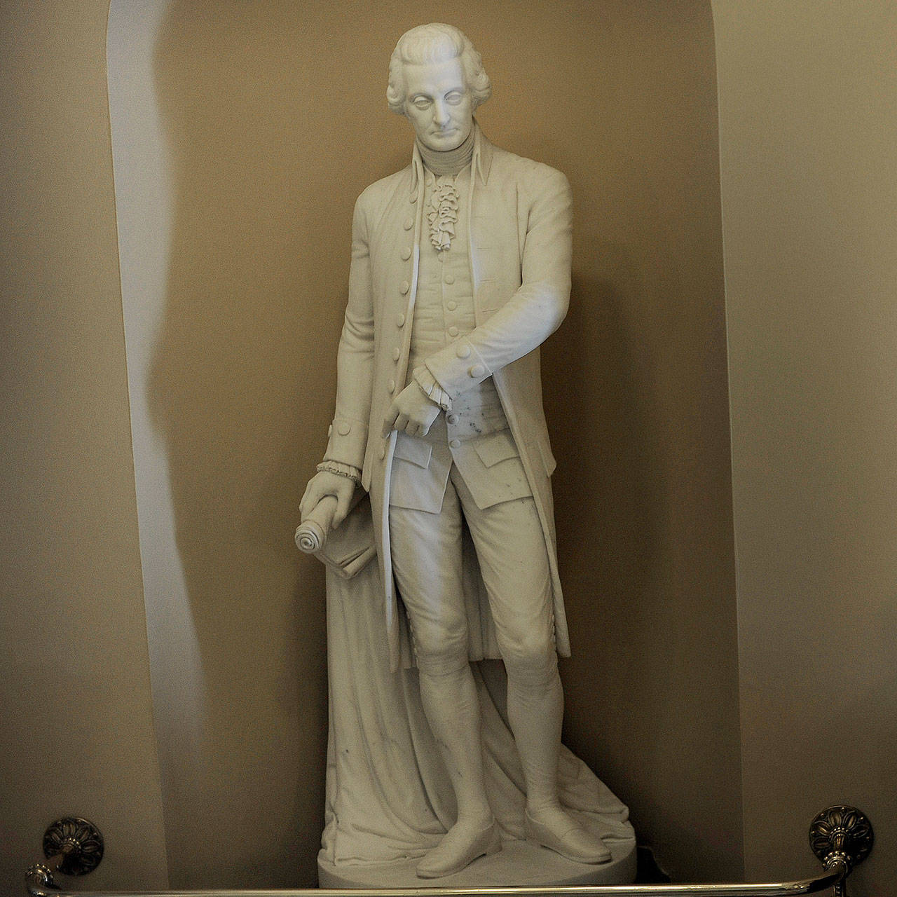 A statue of Thomas Jefferson in the U.S. Capitol in Washington. (Melina Mara / Washington Post)