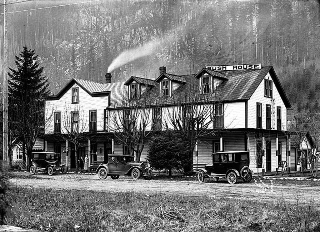The Bush House in Index in 1924 (Courtesy of Blair Corson)
