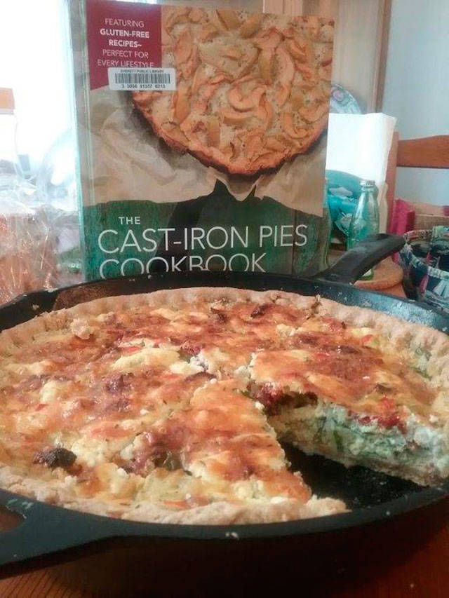 “The Cast-Iron Pies Cookbook” by Dominique Devito. (Everett Public Library photo)