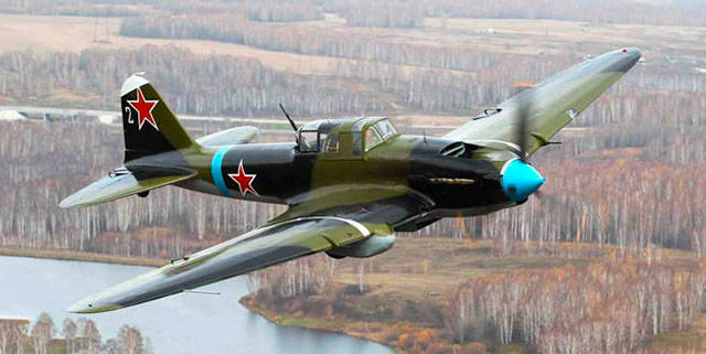 The Flying Heritage Combat Armor Museum’s Ilyushin Il-2, like the one illustrated here, was shot from the skies on in October of 1944 while attacking a German airfield. (Flying Heritage Combat Armor Museum image)