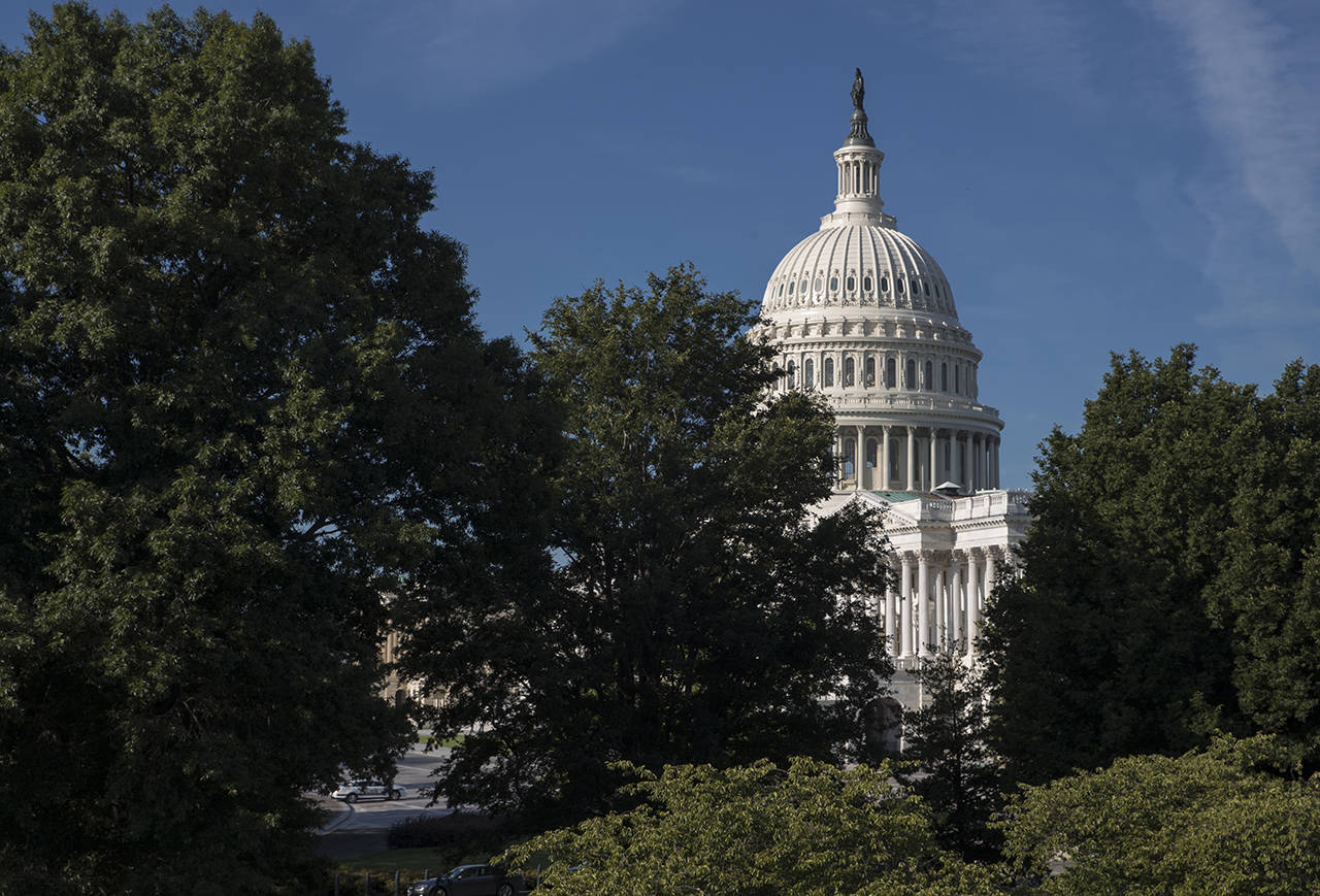 The Capitol is seen in Washington on Monday. (AP Photo/J. Scott Applewhite)