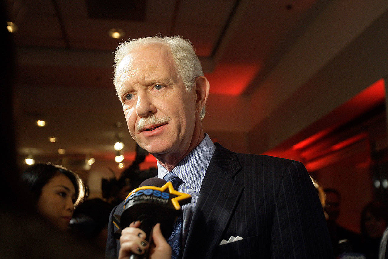 Capt. Chesley “Sully” Sullenberger speaks in New York in 2010. (AP Photo/Frank Franklin)