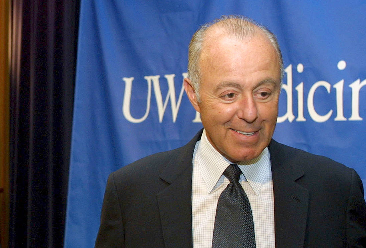 Jeff Brotman, chairman and co-founder of Costco Wholesale Corp., in 2003. (AP Photo/Ralph Radford, File)