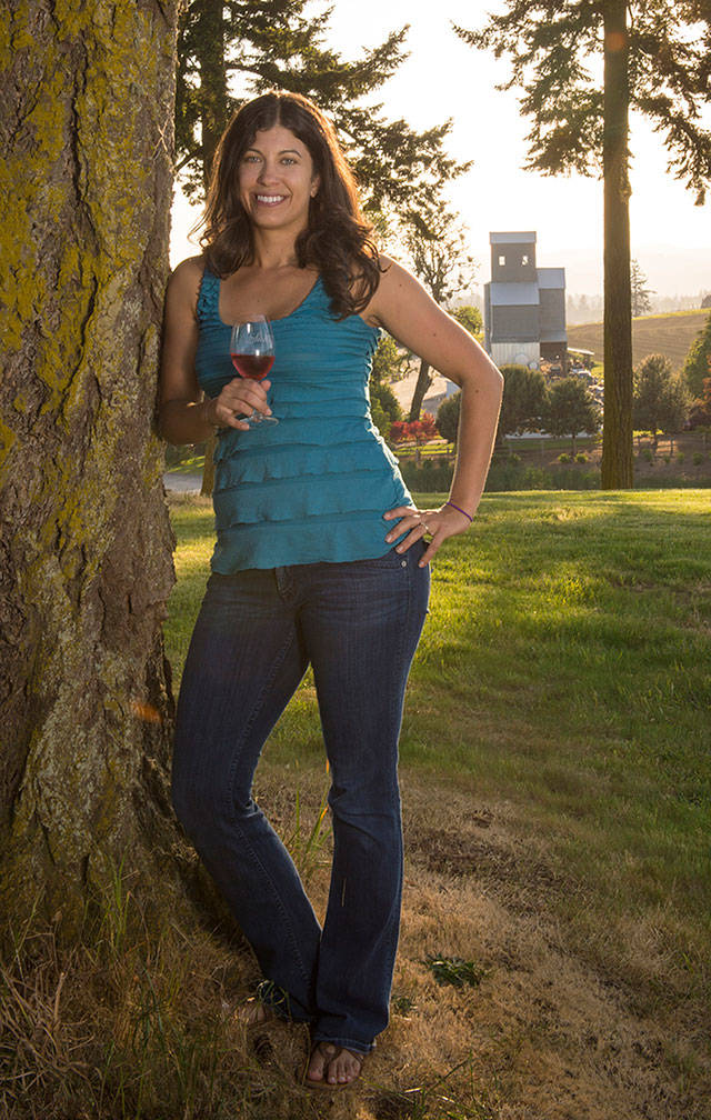 Melissa Burr, who arrived as winemaker in 2003, helped Stoller Family Estate earn the award for 2014 Pacific Northwest Winery of the Year from Wine Press Northwest magazine. (Photo by Andréa Johnston Photography/Courtesy of Stoller Family Estate)
