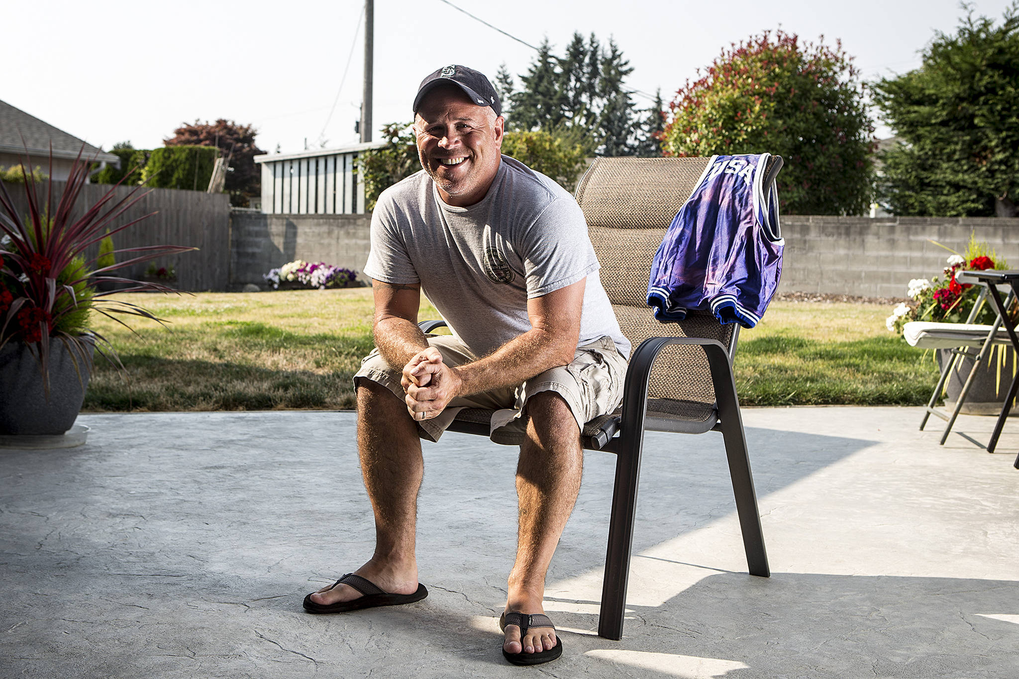Everett High School alum James Stephens is one of just eight wrestlers from Snohomish County to compete internationally since 1990. (Ian Terry / The Herald)