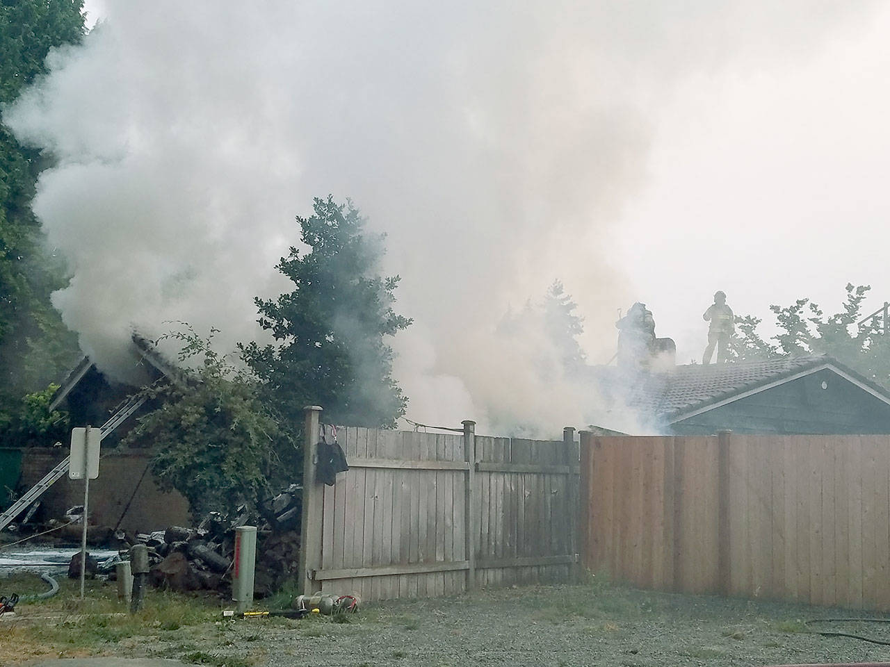 The cause of an early morning fire Sunday near Lake Ballinger has yet to be determined. Four people were displaced and a cat was rescued. No damage estimate was immediately available. (Snohomish County Fire District 1)