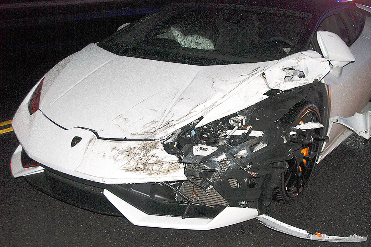 Costly Lamborghini joyride: Police chase, driver crashes