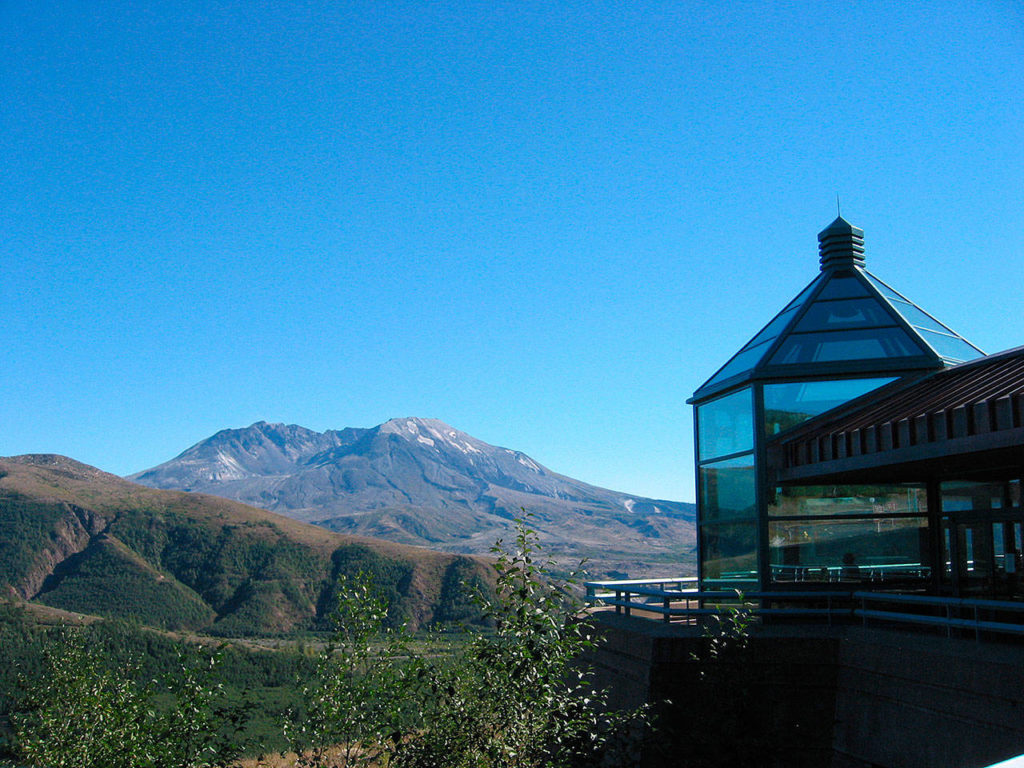 The best view of Mount St. Helens’ crater is from the Johnston Ridge Observatory. (Mount St. Helens National Monument)
