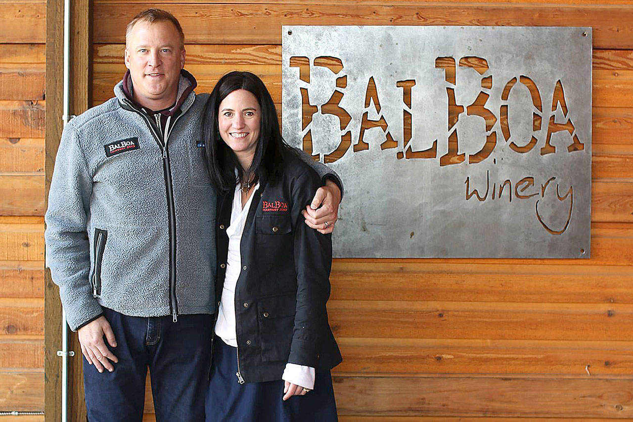 Balboa Winery owners Tom and Amy Glase recently acquired Beresan Winery from their vineyard manager, Tom Waliser, and will merge the two Walla Walla Valley brands. (Photo courtesy of Balboa Winery)