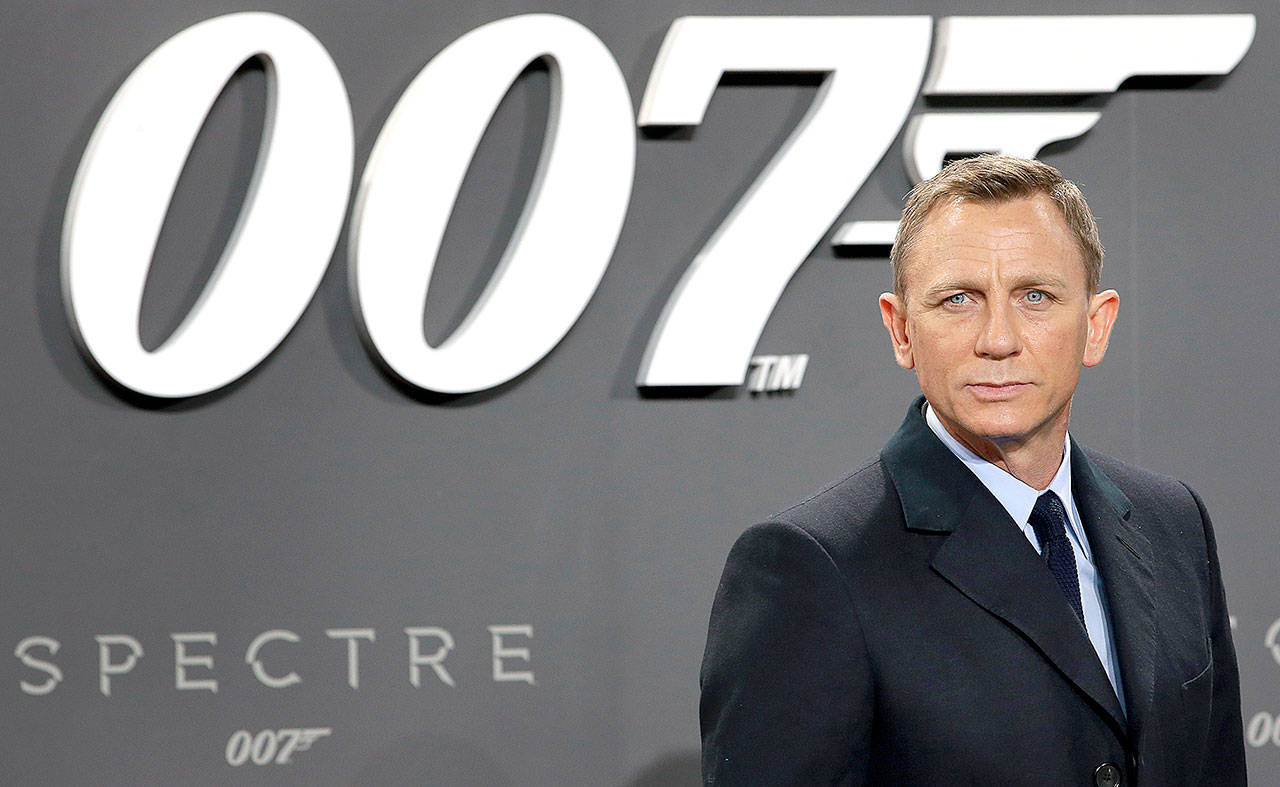 Daniel Craig will be returning to cars, cocktails and camera pens to play James Bond in the franchise’s next film, due out in 2019. The 49-year-old actor told Stephen Colbert on Tuesday night’s “Late Show” that it will likely be his last time playing 007, and that he hopes to “go out on a high note.” (Michael Sohn/AP File Photo)