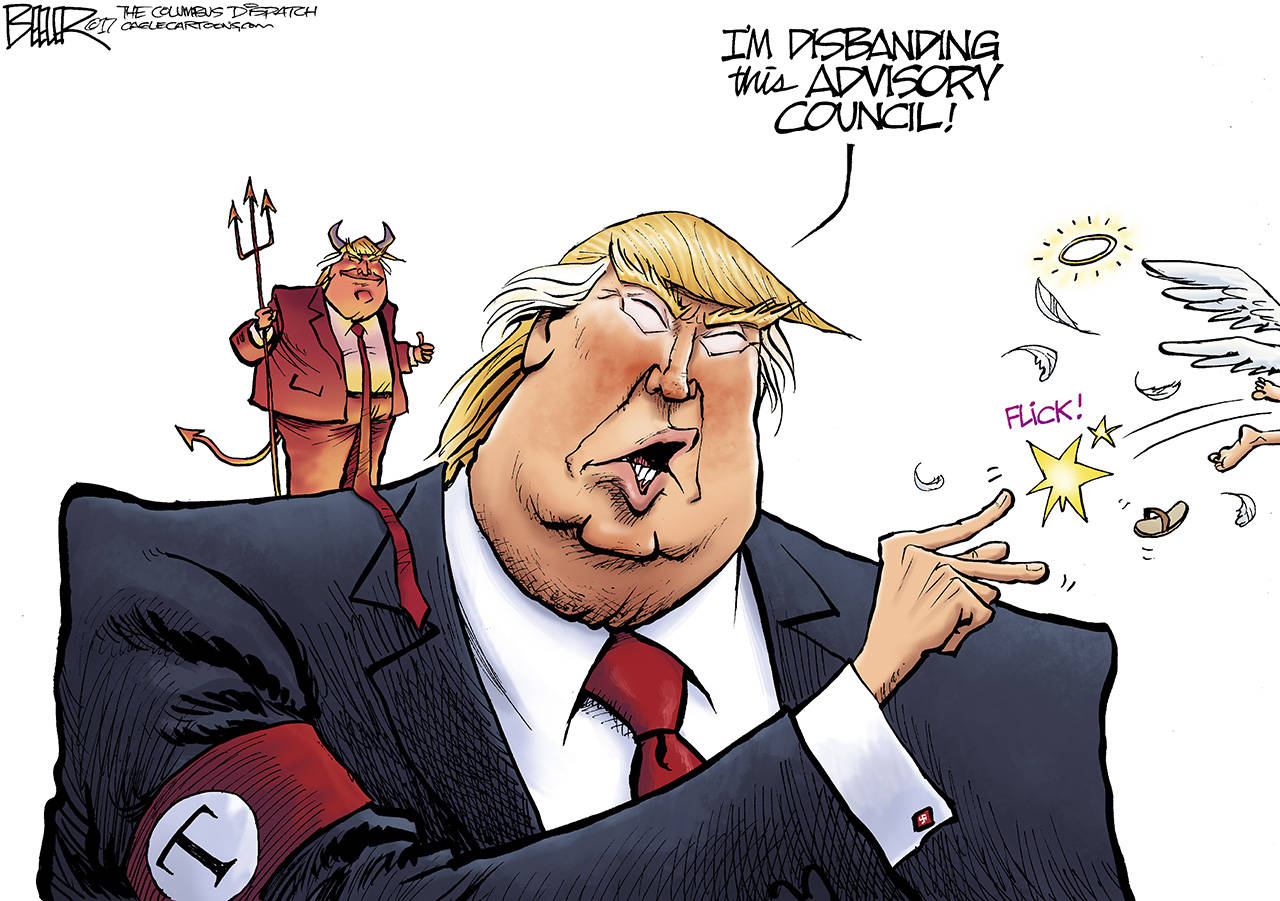Editorial cartoons for Friday, Aug. 18
