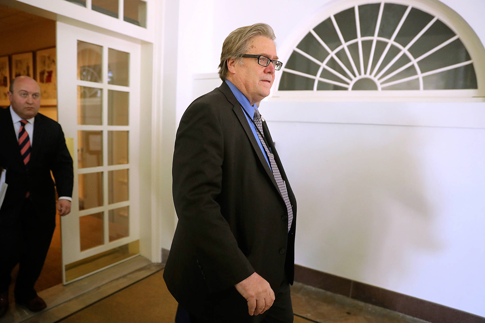 Steve Bannon at the White House in Washington on June 1. (AP Photo/Andrew Harnik)