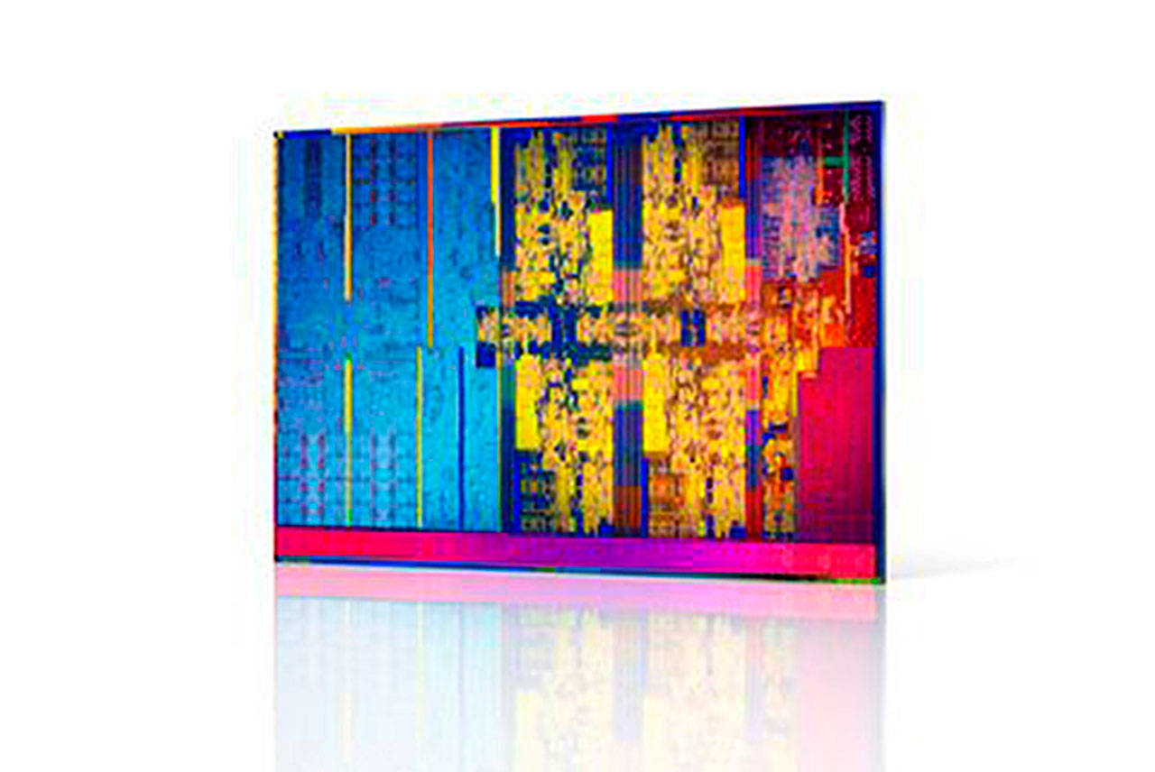 An eighth-generation Intel Core processor. (Intel Corporation.)