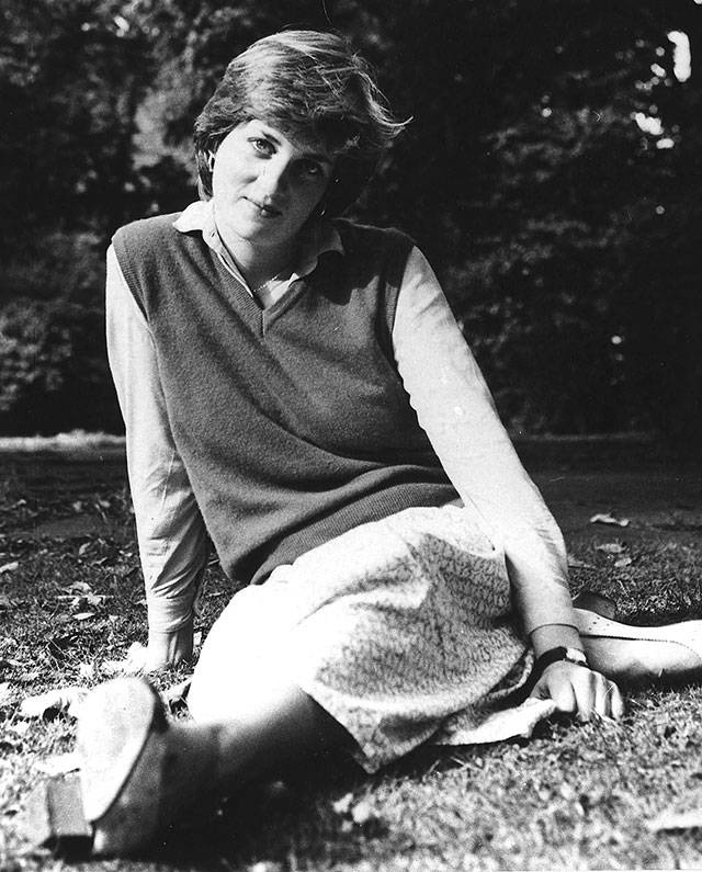 Lady Diana Spencer, 21, Prince Charles’s girlfriend, is pictured at the Kindergarten in London where she worked as a teacher in 1980. (AP Photo)