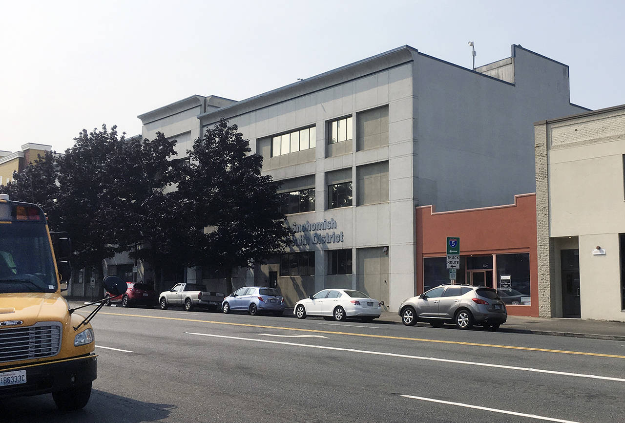 The Rucker Building at 3020 Rucker Ave. in Everett (Sue Misao / The Herald)