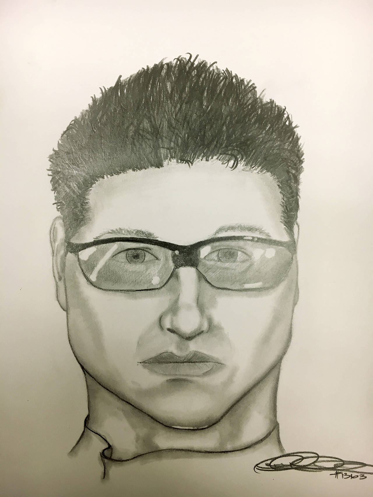 Detectives have released this sketch of a man suspected of groping a girl on a trail in Snohomish earlier this month. (Snohomish County Sheriff’s Office)