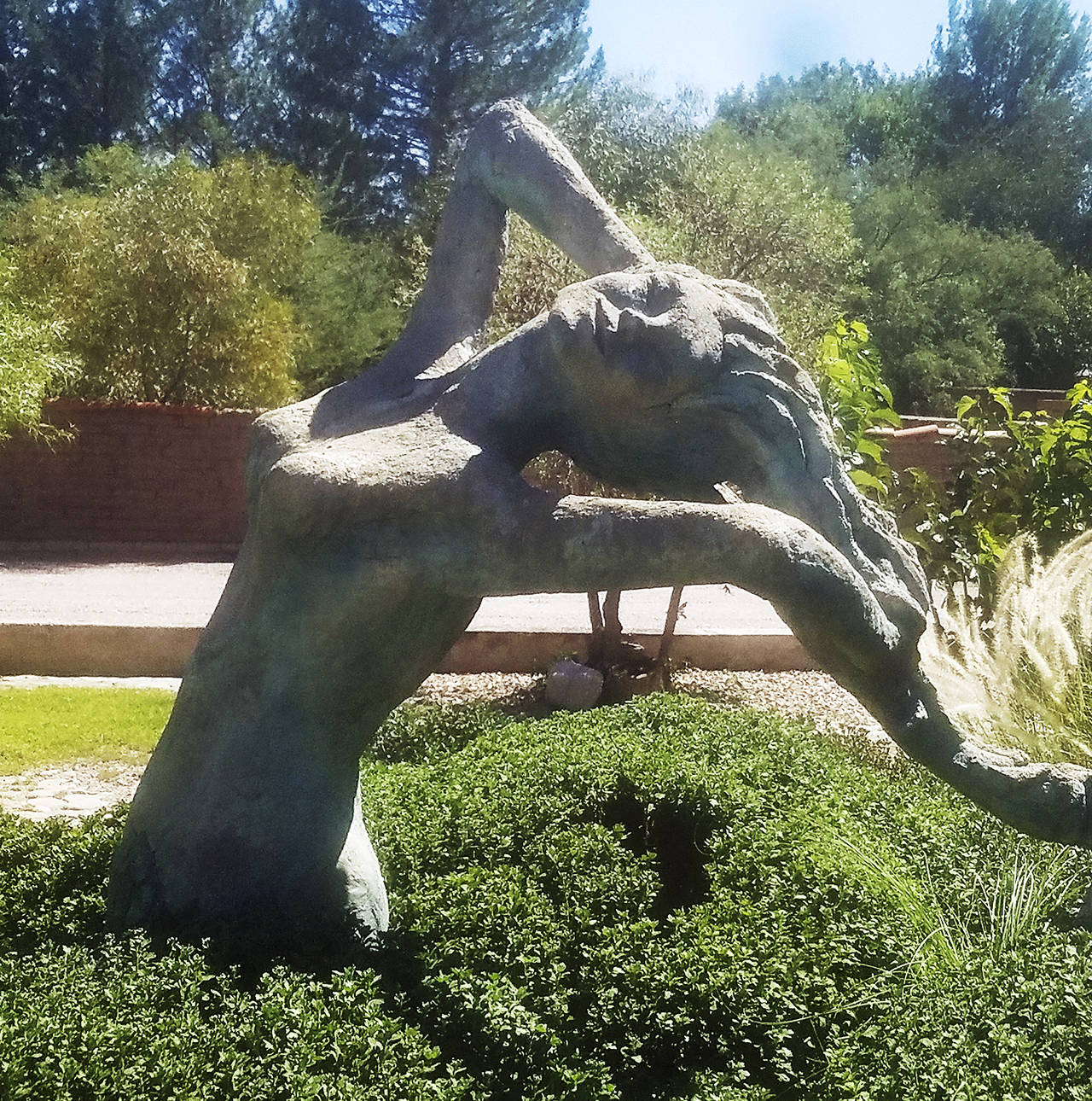 The mermaid formerly of Mukilteo is on the grounds of Secret Garden Inn in Tubac, Arizona, an artsy community 50 miles south of Tucson. AvalonOrganic Gardens Ecovillage operates the bed-and-breakfast started by the late Leila Pearsall as a vacation retreat. (Photo by ShaRu White)