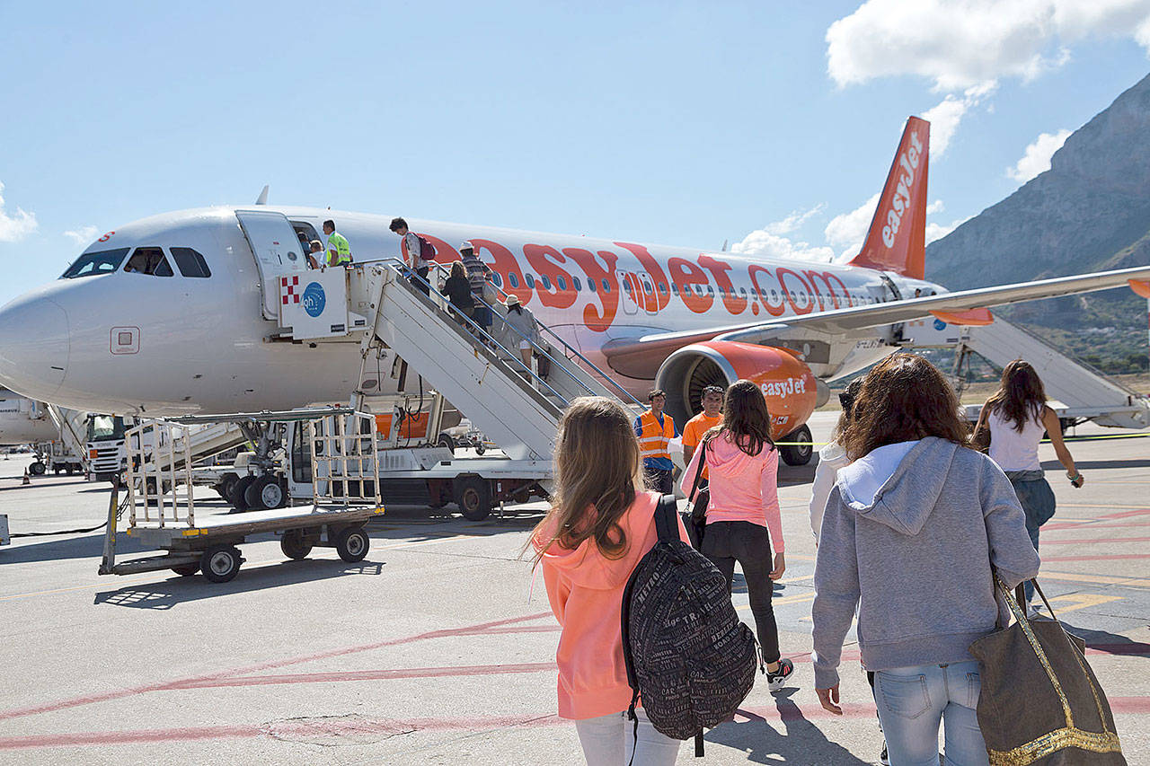 Travelers can hop around Europe quickly and cheaply using discount carriers like EasyJet. (Rick Steves’ Europe)