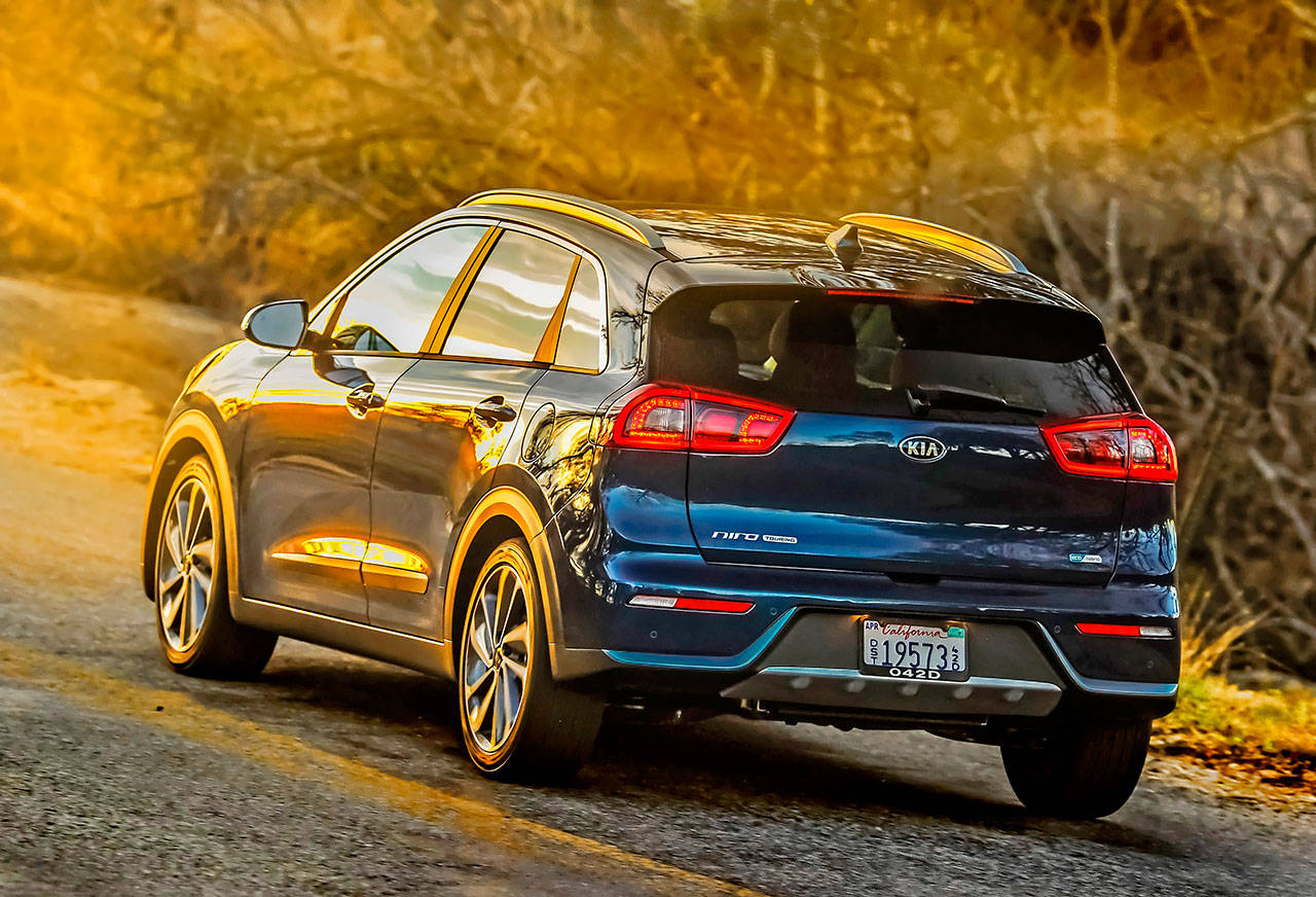 The 2017 Kia Niro hybrid blends characteristics of a crossover, wagon and hatchback. (Manufacturer photo)