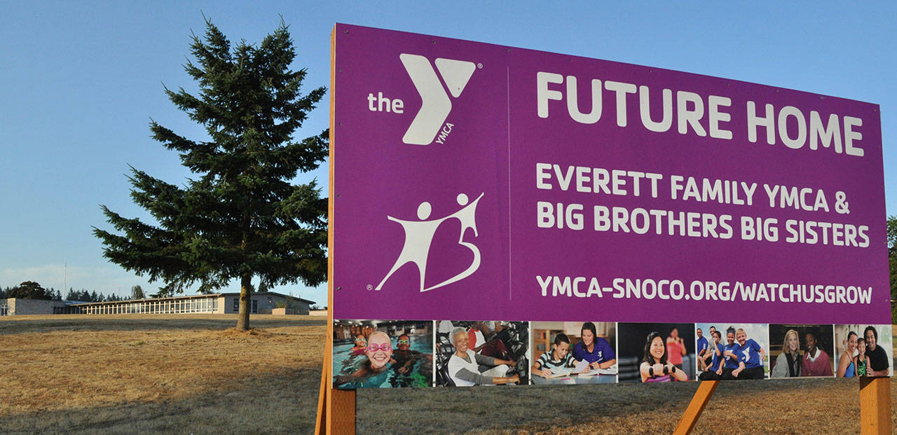 The new YMCA site on Colby is shown here Thursday. (Sue Misao / The Herald)