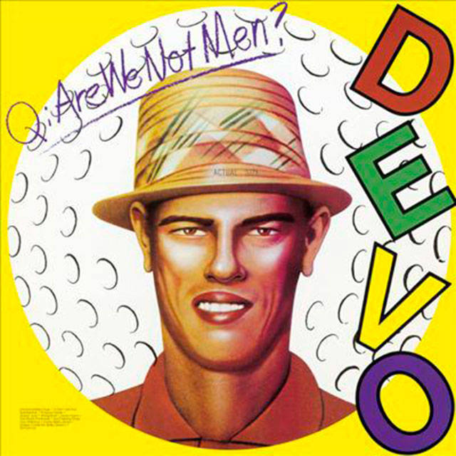 Devo’s “Q: Are We Not Men?” was the band’s first full-length album. (Everett Public Library image)