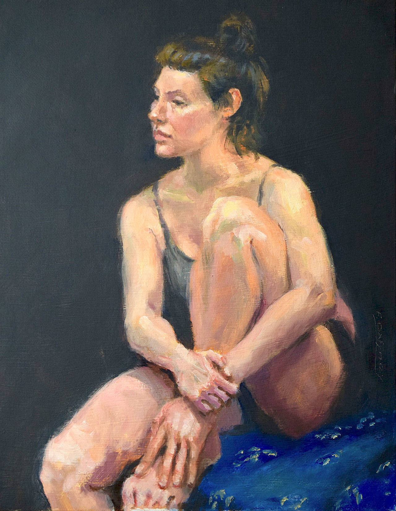“A moment alone” by Frank Gaffney of Mountlake Terrace is an award-winner in the Arts of the Terrace exhibition at Mountlake Terrace Library.