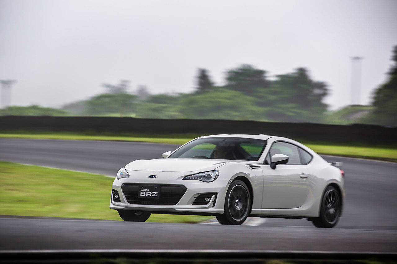 For 2017, exterior styling of the Subaru BRZ sports coupe is more dynamic than ever. (Manufacturer photo)