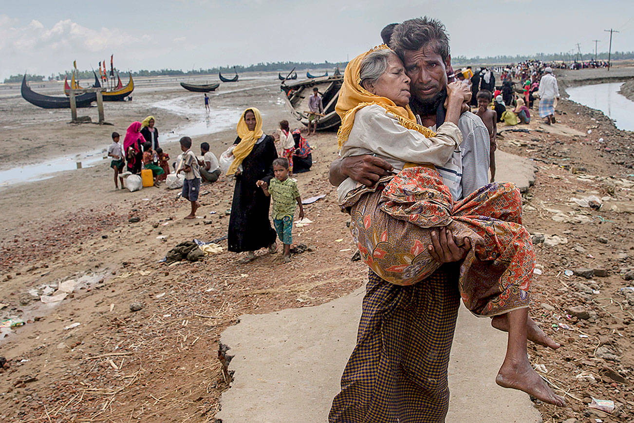 Rohingya Muslims are being wiped off Myanmar’s map