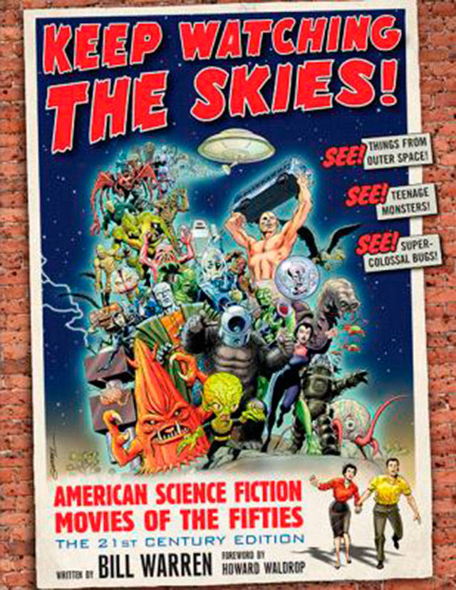 This two volume (yes, two whole volumes) set is a lovingly crafted examination of nearly 300 science fiction films from 1950 to 1962. (Everett Public Library image)