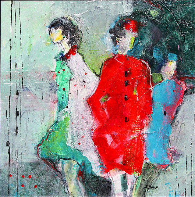 “Downtown” by Jonlee Nunn will be displayed in October at the Mountlake Terrace Library.