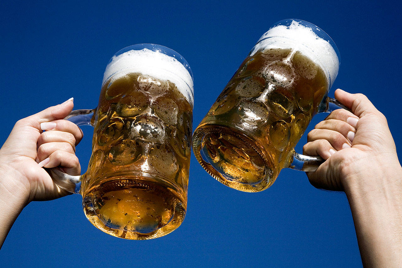Snohomish County residents with German heritage celebrate Oktoberfest with bratwurst and beer each fall. (Thinkstock)