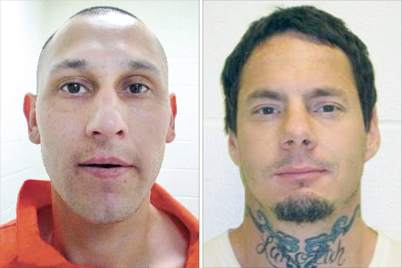Aaron Trevino (left) and Kelly Nickell (Washington State Department of Corrections)