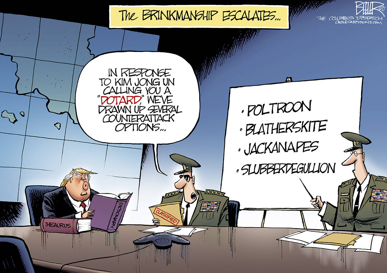 Editorial cartoons for Tuesday, Sept. 26