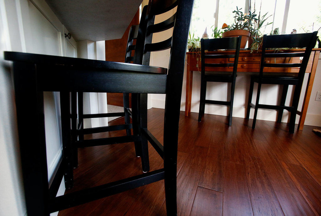 Some of the extra space created in the Coghills’ remodel requires both measuring tape and perception to quantify. (Dan Bates / The Herald)
