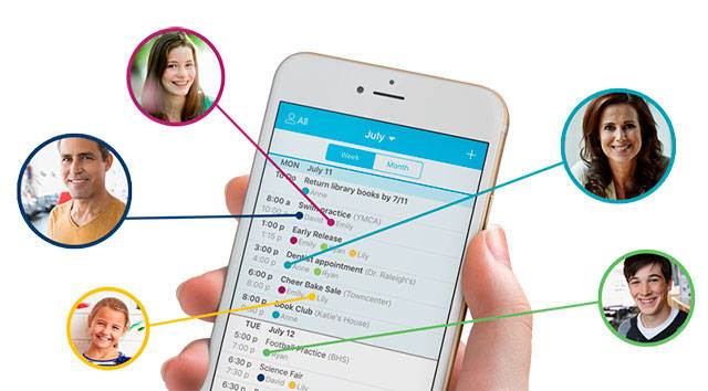 An app that helps coordinate a family’s schedules, shopping lists, and more is available through Cozi Family. (Cozi Family image)