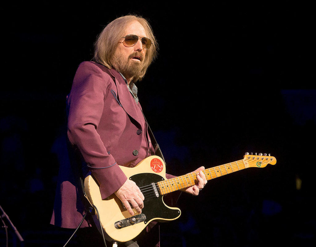 Tom Petty performs during the Heartbreakers’ 40th anniversary tour in Philadelphia on July 1. Petty has died at age 66. (Photo by Owen Sweeney/Invision/AP, File)
