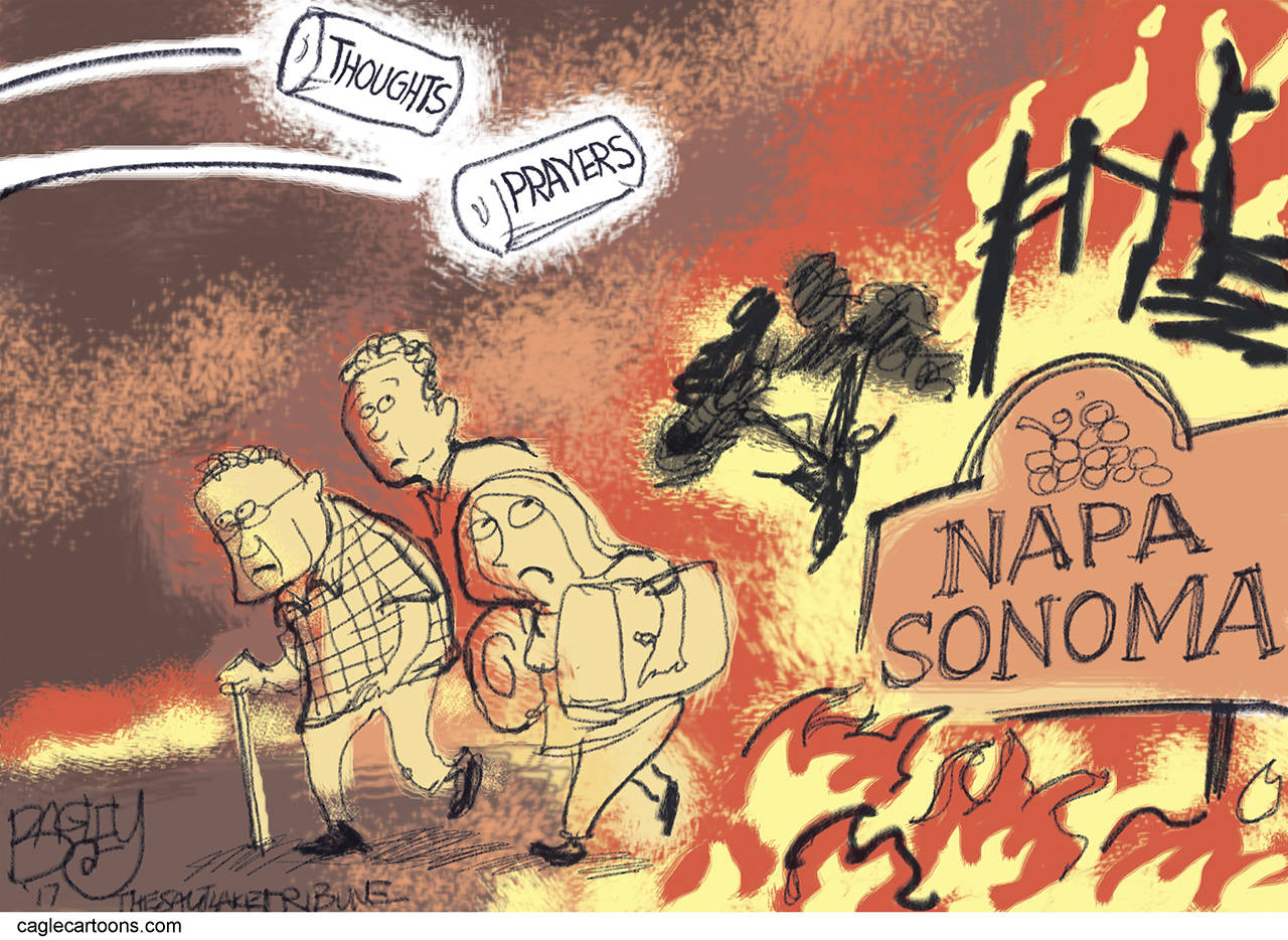 Editorial cartoons for Sunday, Oct. 15