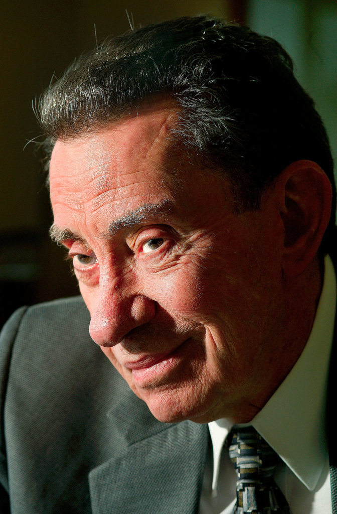 Lynnwood’s Ed Nixon, brother of former President Richard Nixon, had recently published a book “The Nixons: A Family Portrait.” (Photo taken March 20, 2009, by Michael O’Leary)

