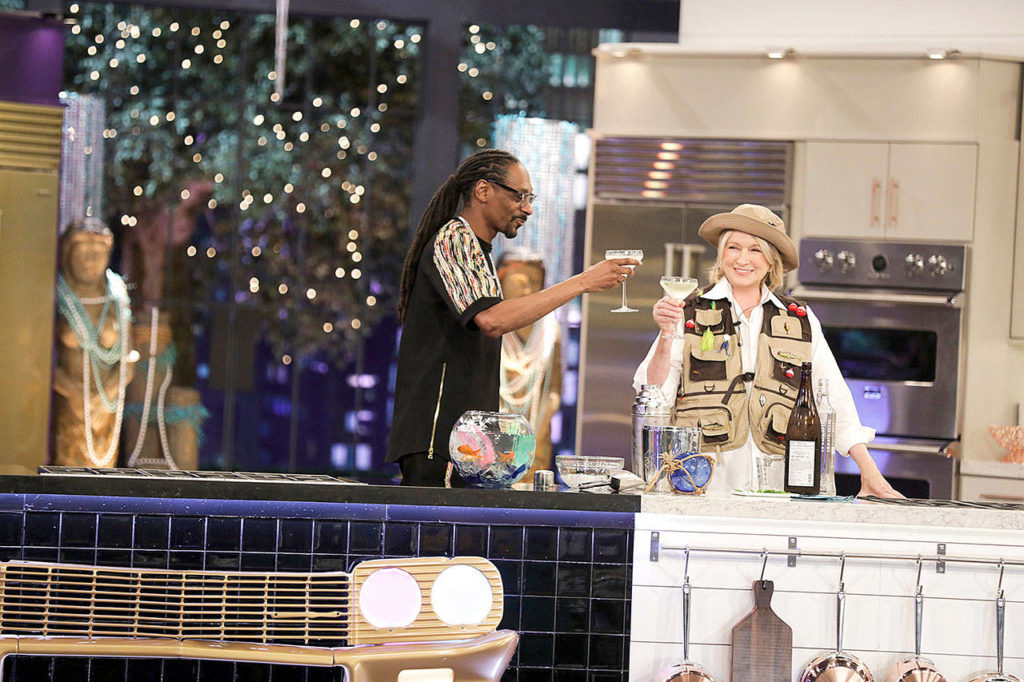 Many episodes of their show begin with a cocktail-making demonstration by Martha. (VH1-Viacom International Inc.)

