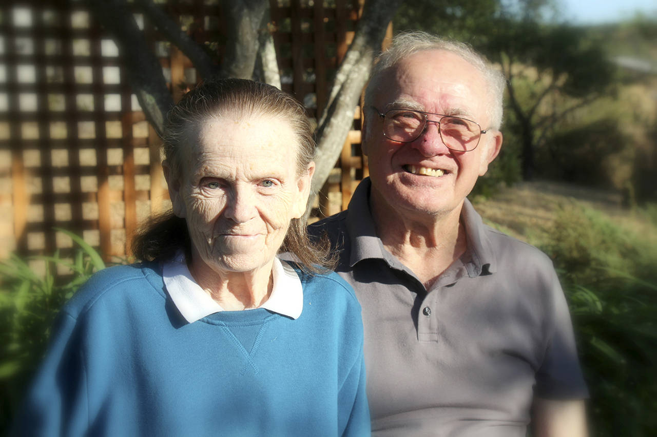 This undated photo shows Leroy Halbur, 80, and his wife, Donna Halbur, 80. The couple were unable to leave their Santa Rosa home when a wildfire destroyed it Oct. 9. Donna Halbur’s body was found in a car in their garage, and Leyor Halbur was found in the driveway, their son said. (Courtesy Tim Halbur via AP)